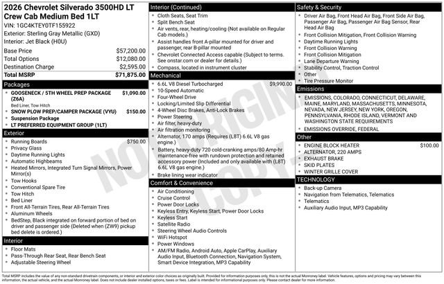 New 2026 Chevrolet Silverado 3500 LT image 4