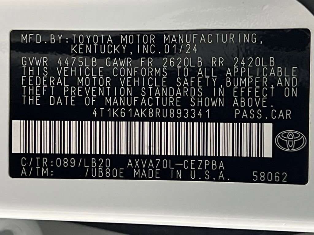 Used 2024 Toyota Camry XSE image 67