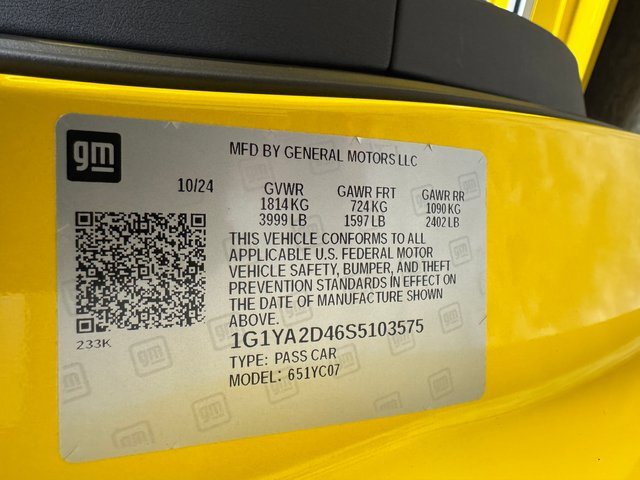 Used 2025 Chevrolet Corvette Stingray Coupe image 30