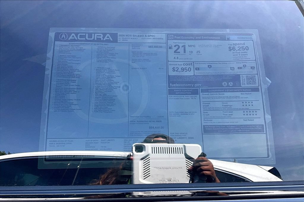 New 2026 Acura MDX A-Spec AWD/4WD image 30