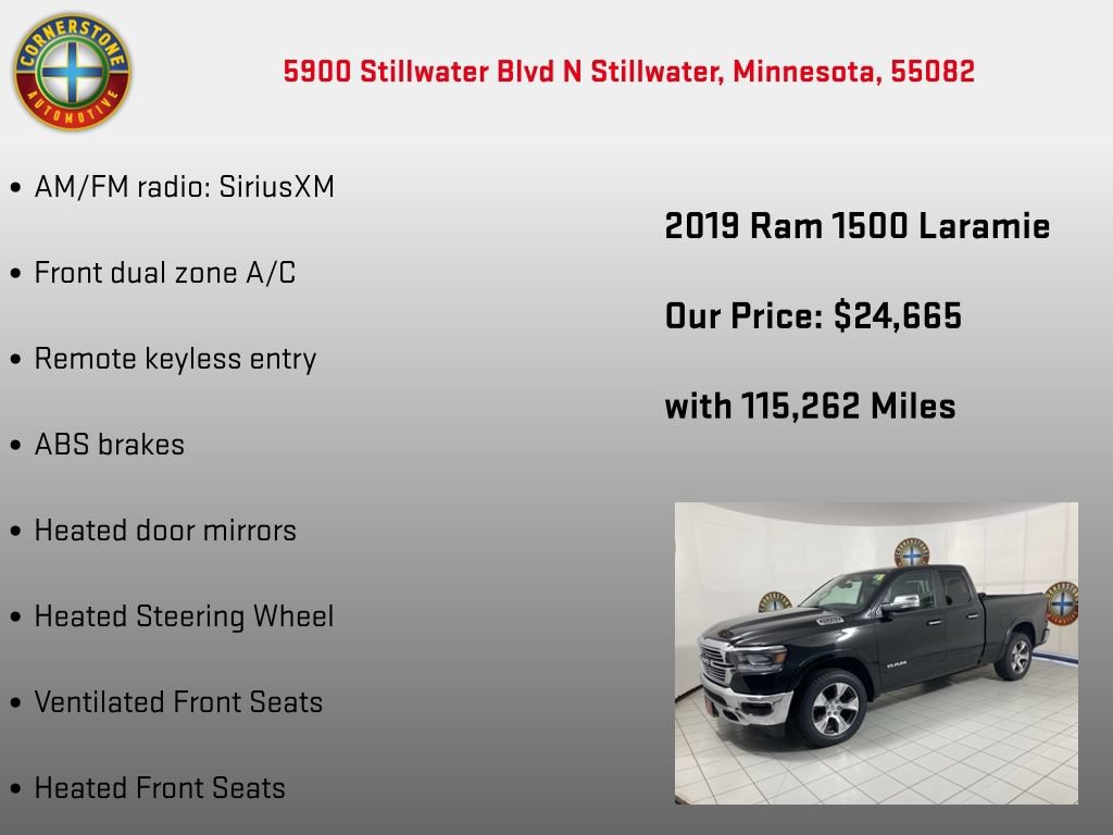 Used 2019 RAM 1500 Laramie AWD/4WD image 5