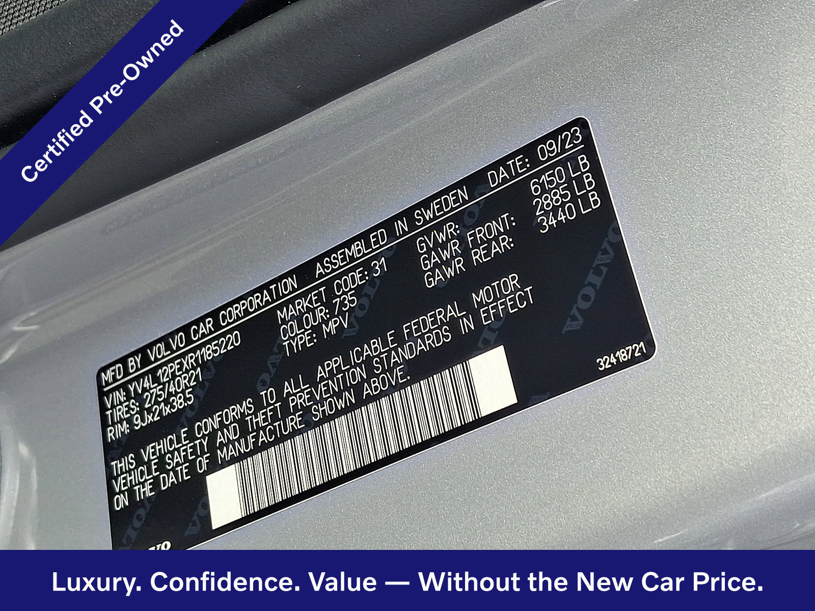Certified 2024 Volvo XC90 B5 Plus w/ Protection Package Premier AWD/4WD image 28