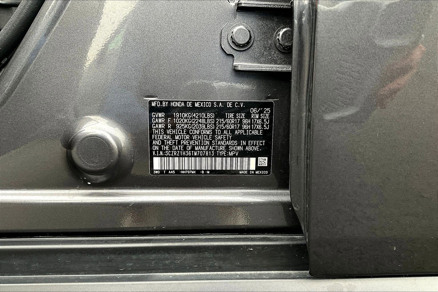 Used 2026 Honda HR-V LX image 19