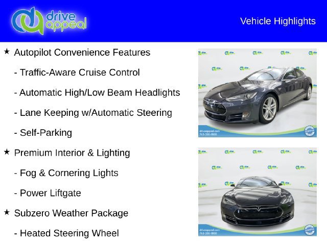 Used 2015 Tesla Model S 70D AWD/4WD image 12