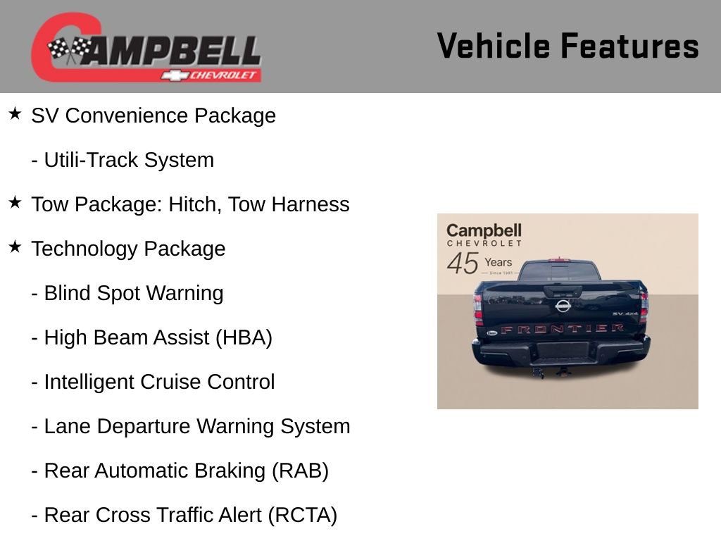 Used 2023 Nissan Frontier SV w/ SV Convenience Package AWD/4WD image 16