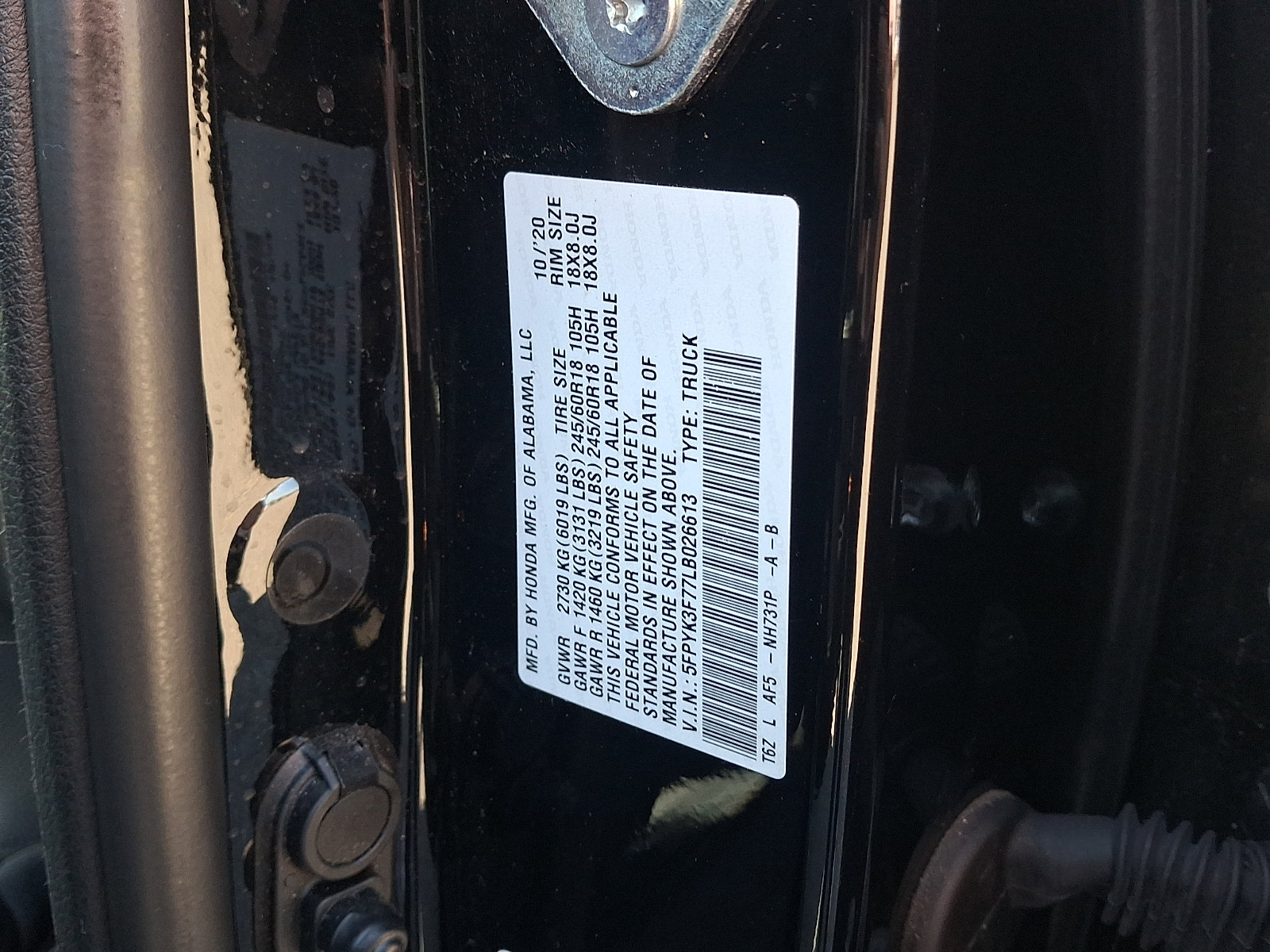 Used 2020 Honda Ridgeline RTL-E image 27