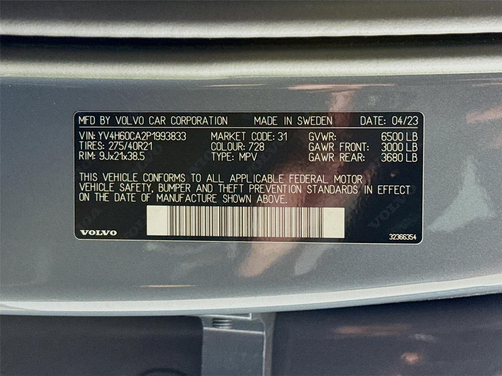 Used 2023 Volvo XC90 T8 Ultimate w/ Lounge Package AWD/4WD image 34