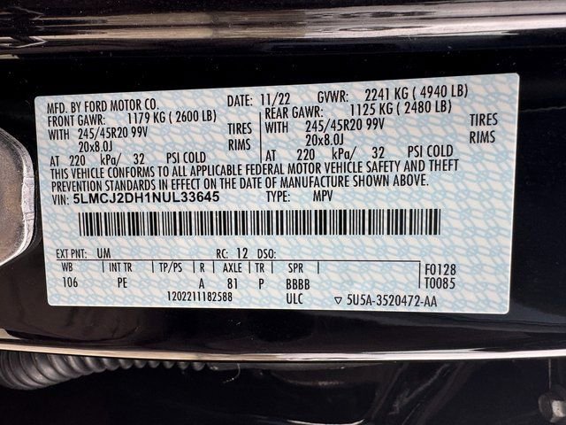 Used 2022 Lincoln Corsair Reserve w/ Equipment Group 201A image 29