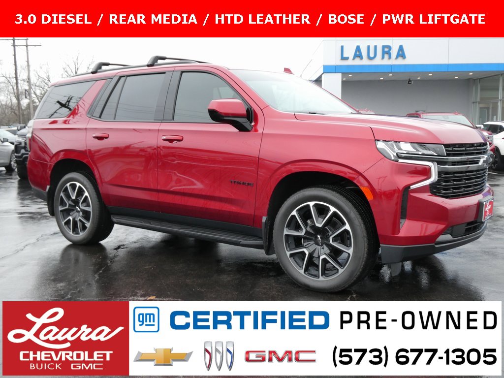 Certified 2021 Chevrolet Tahoe RST w/ Rear Media and Nav Package