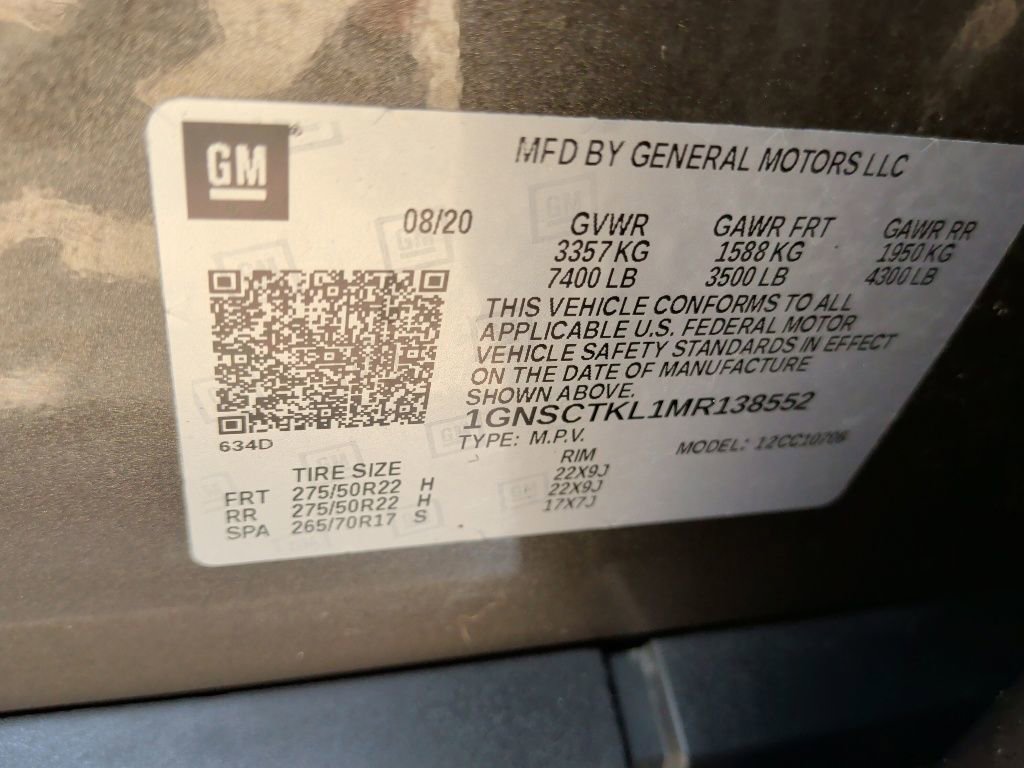 Used 2021 Chevrolet Tahoe High Country w/ Premium Package RWD image 54