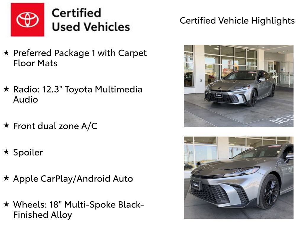 Certified 2026 Toyota Camry SE FWD image 7