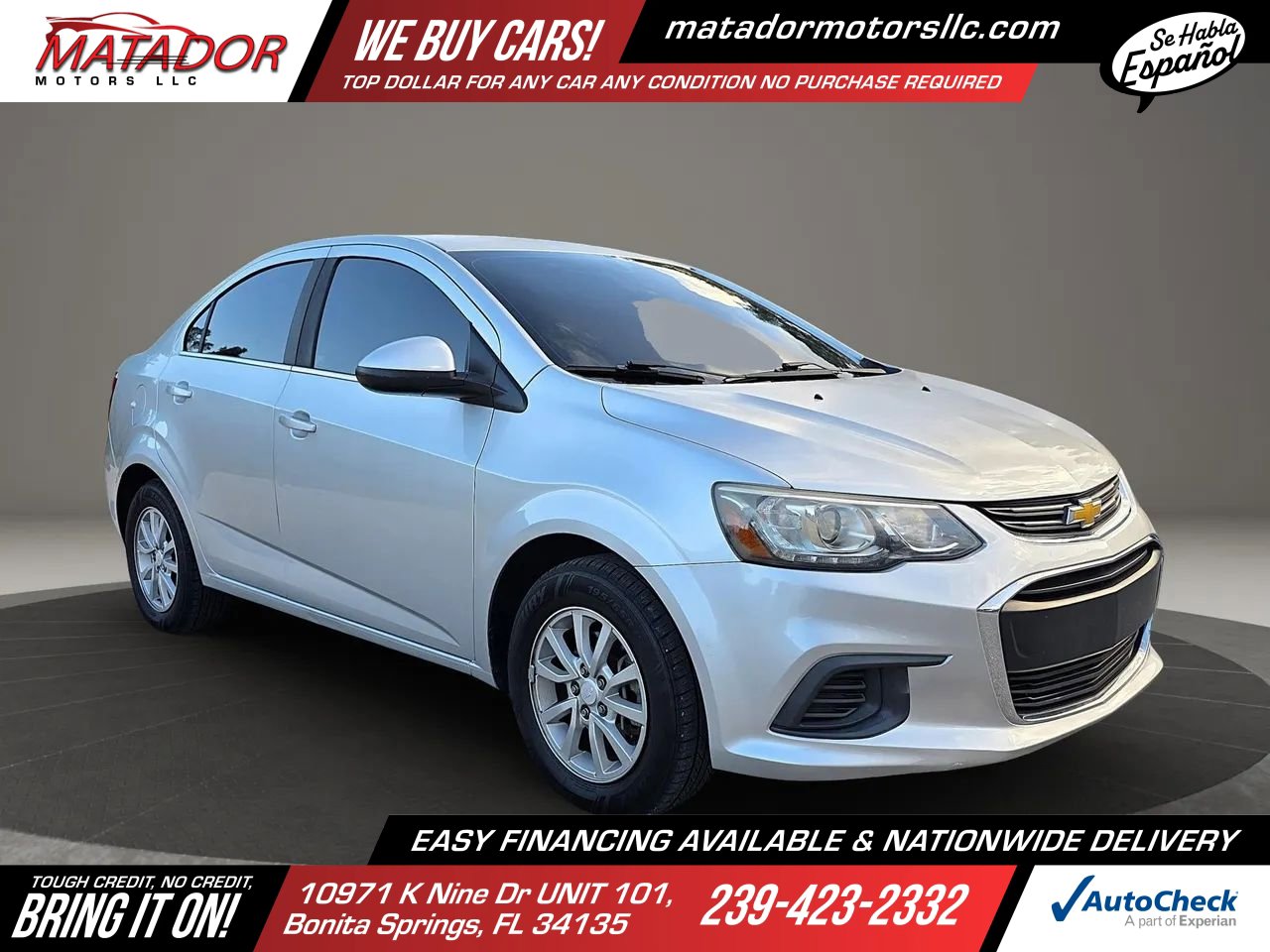 Used 2017 Chevrolet Sonic LT image 3