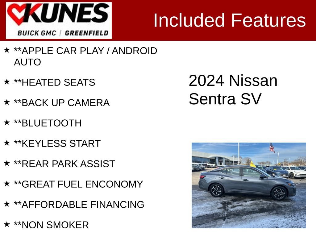 Used 2024 Nissan Sentra SV image 2