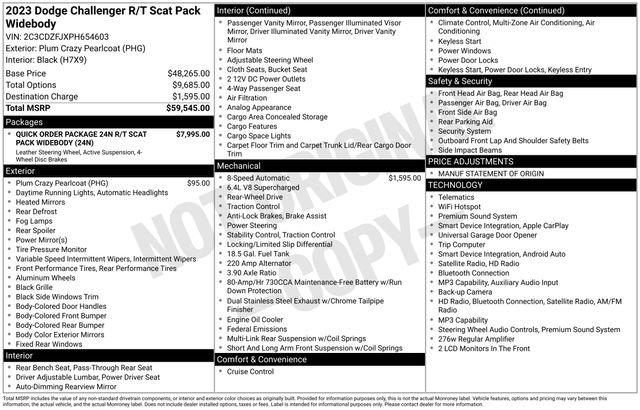 Used 2023 Dodge Challenger R/T Scat Pack image 2