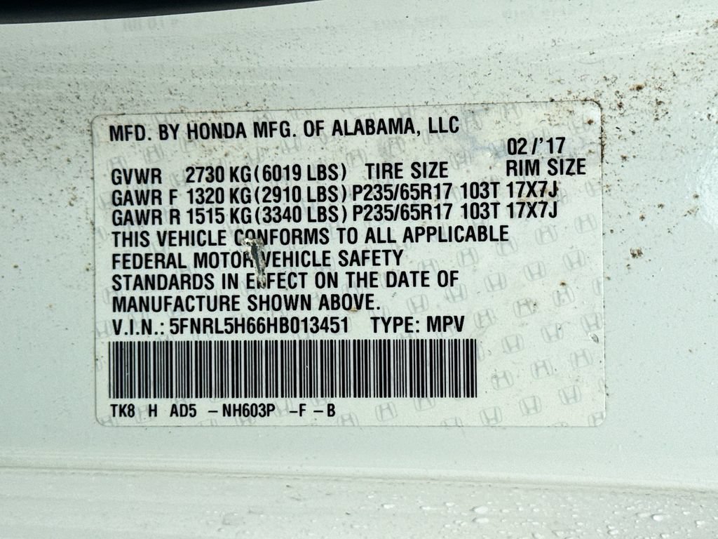 Used 2017 Honda Odyssey EX-L image 23