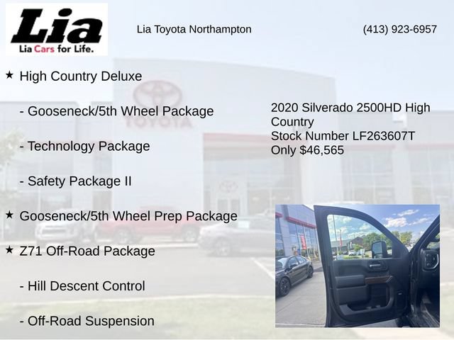 Used 2020 Chevrolet Silverado 2500 High Country w/ Z71 Off-Road Package AWD/4WD image 21