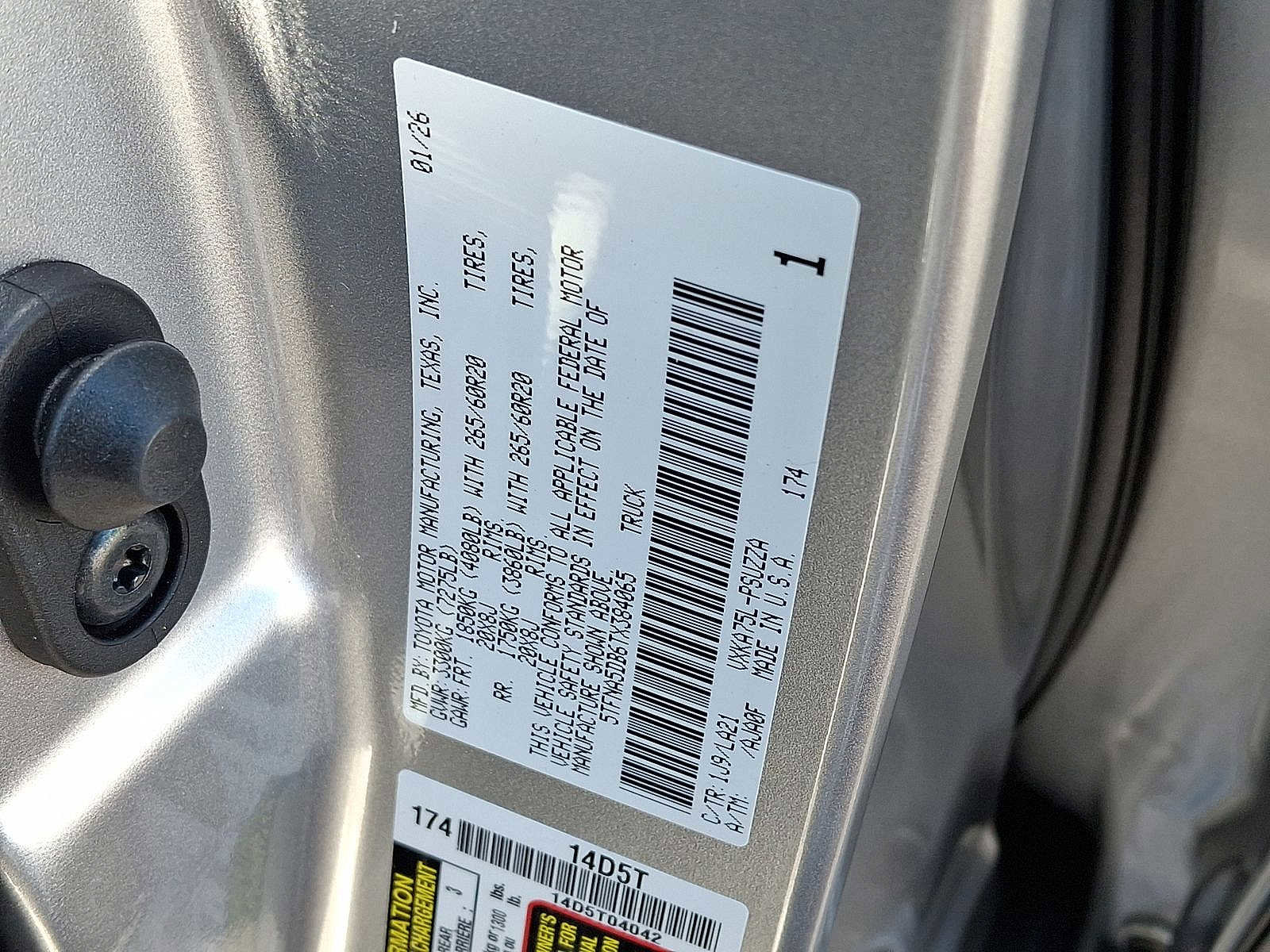 New 2026 Toyota Tundra Platinum image 18