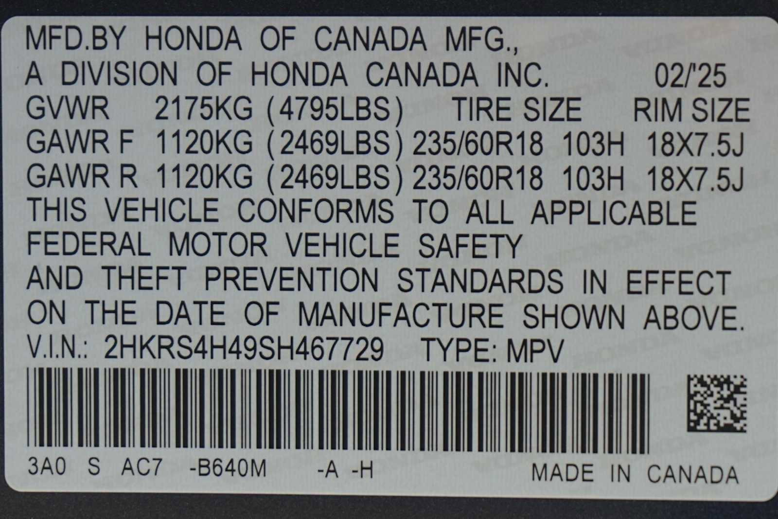 Used 2025 Honda CR-V EX image 30