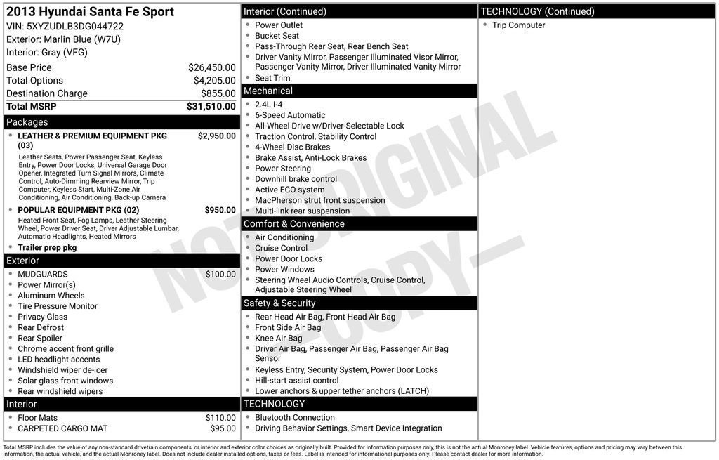 Used 2013 Hyundai Santa Fe Sport AWD/4WD image 32