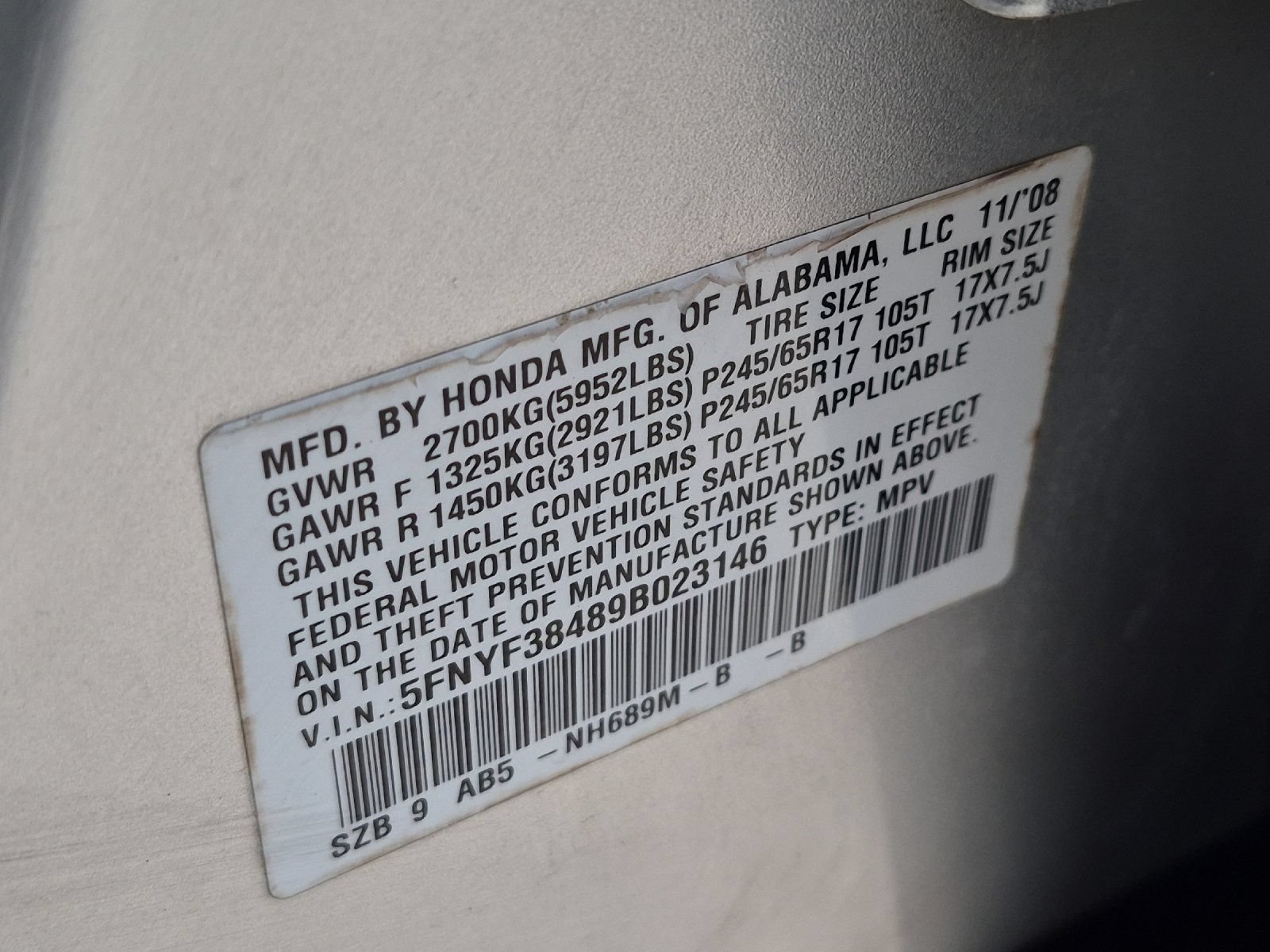 Used 2009 Honda Pilot EX image 24