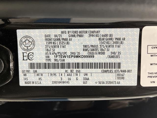 Used 2021 Ford F150 Lariat w/ Equipment Group 502A High image 43