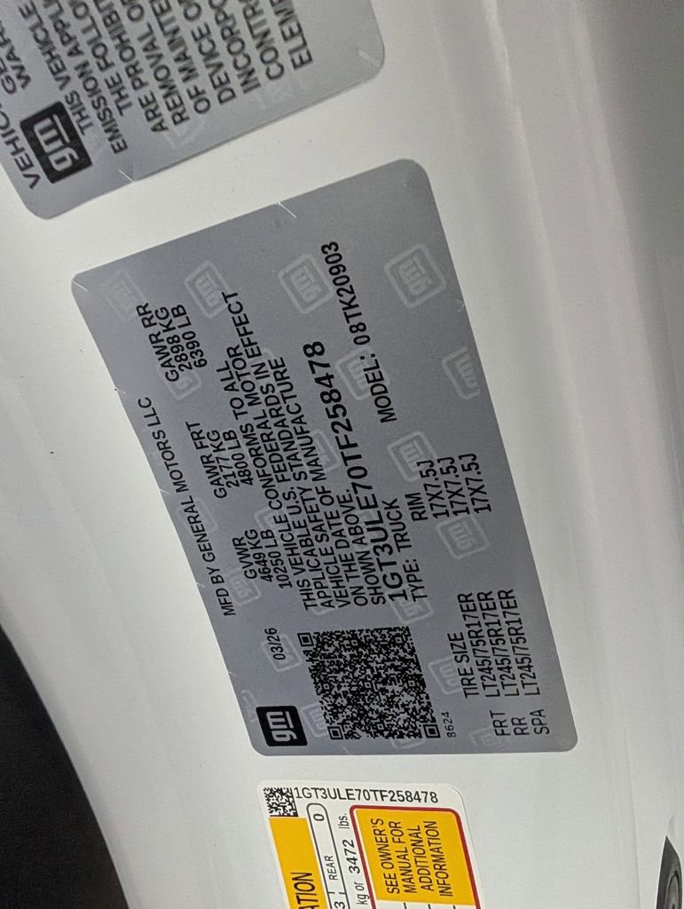 New 2026 GMC Sierra 2500 Pro w/ 1SA Pro Safety Plus Package image 32