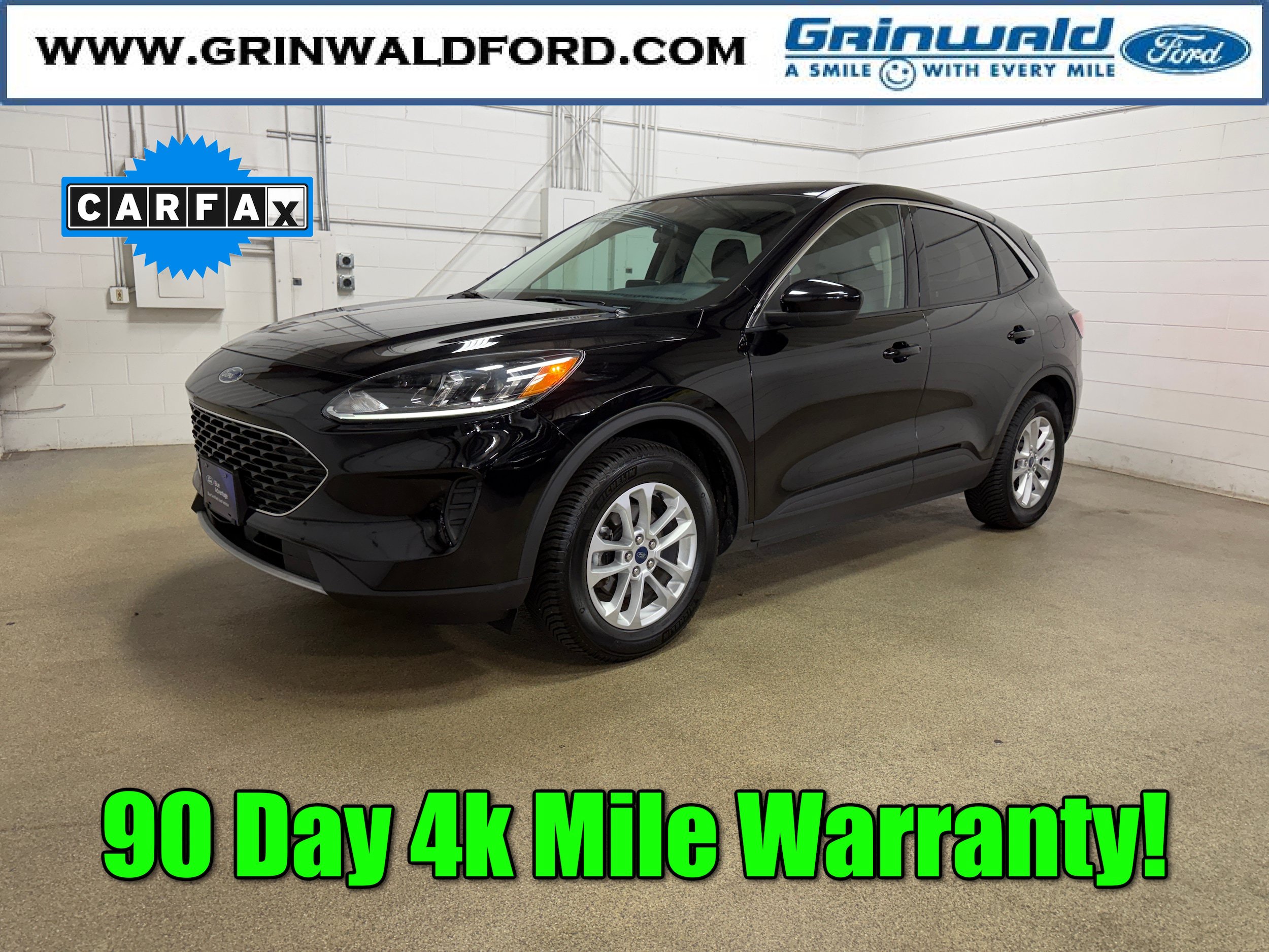 Certified 2020 Ford Escape SE