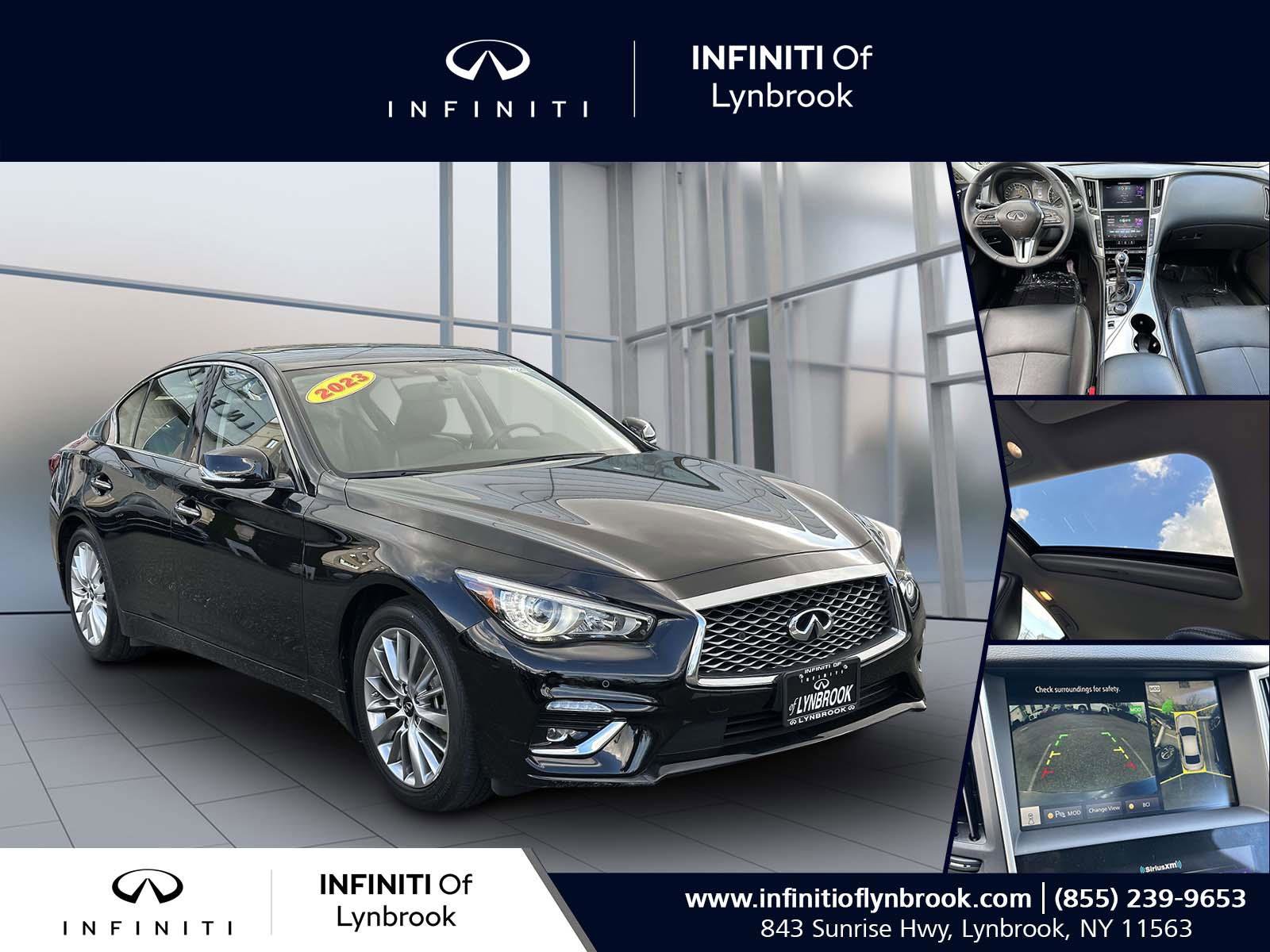 Used 2023 INFINITI Q50 Luxe w/ Cargo Package image 1