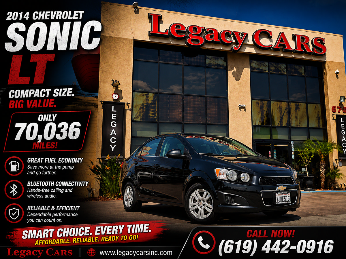 Used 2014 Chevrolet Sonic LT FWD image 2