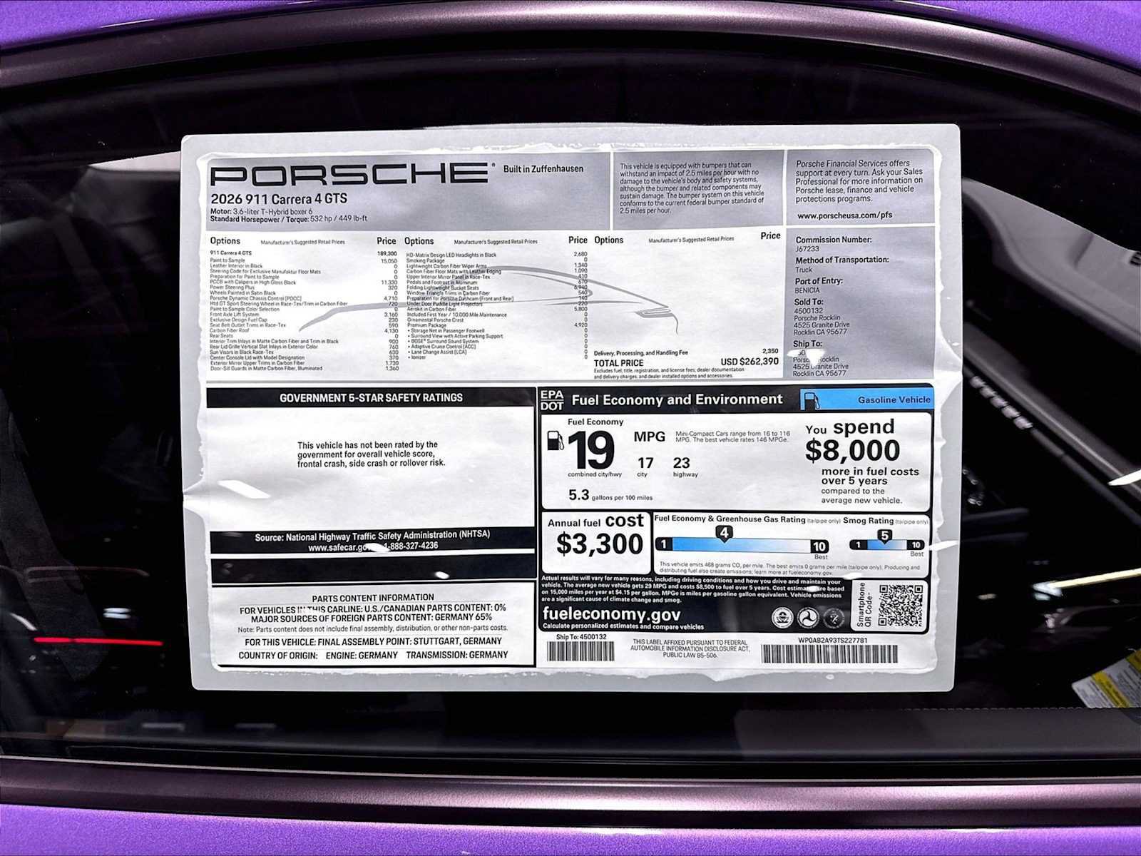 Used 2026 Porsche 911 Carrera 4 GTS AWD/4WD image 32