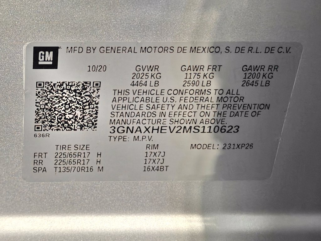 Used 2021 Chevrolet Equinox LS w/ LS Convenience Package FWD image 48