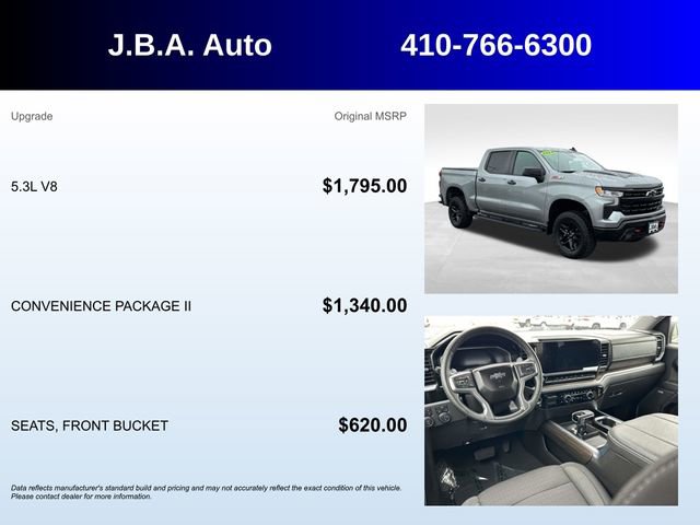 Used 2024 Chevrolet Silverado 1500 LT Trail Boss w/ Convenience Package II AWD/4WD image 5
