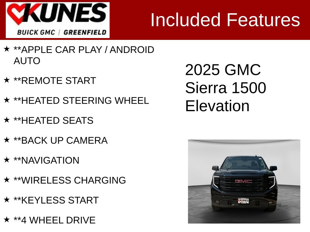 Used 2025 GMC Sierra 1500 Elevation AWD/4WD image 2