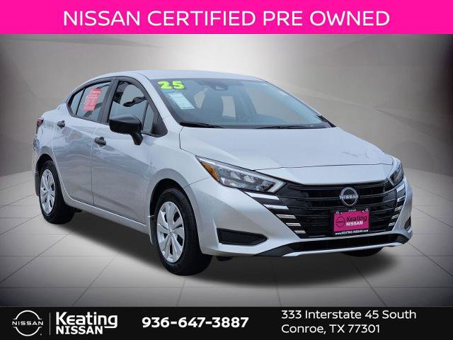 Certified 2025 Nissan Versa S w/ Trunk Package FWD image 1