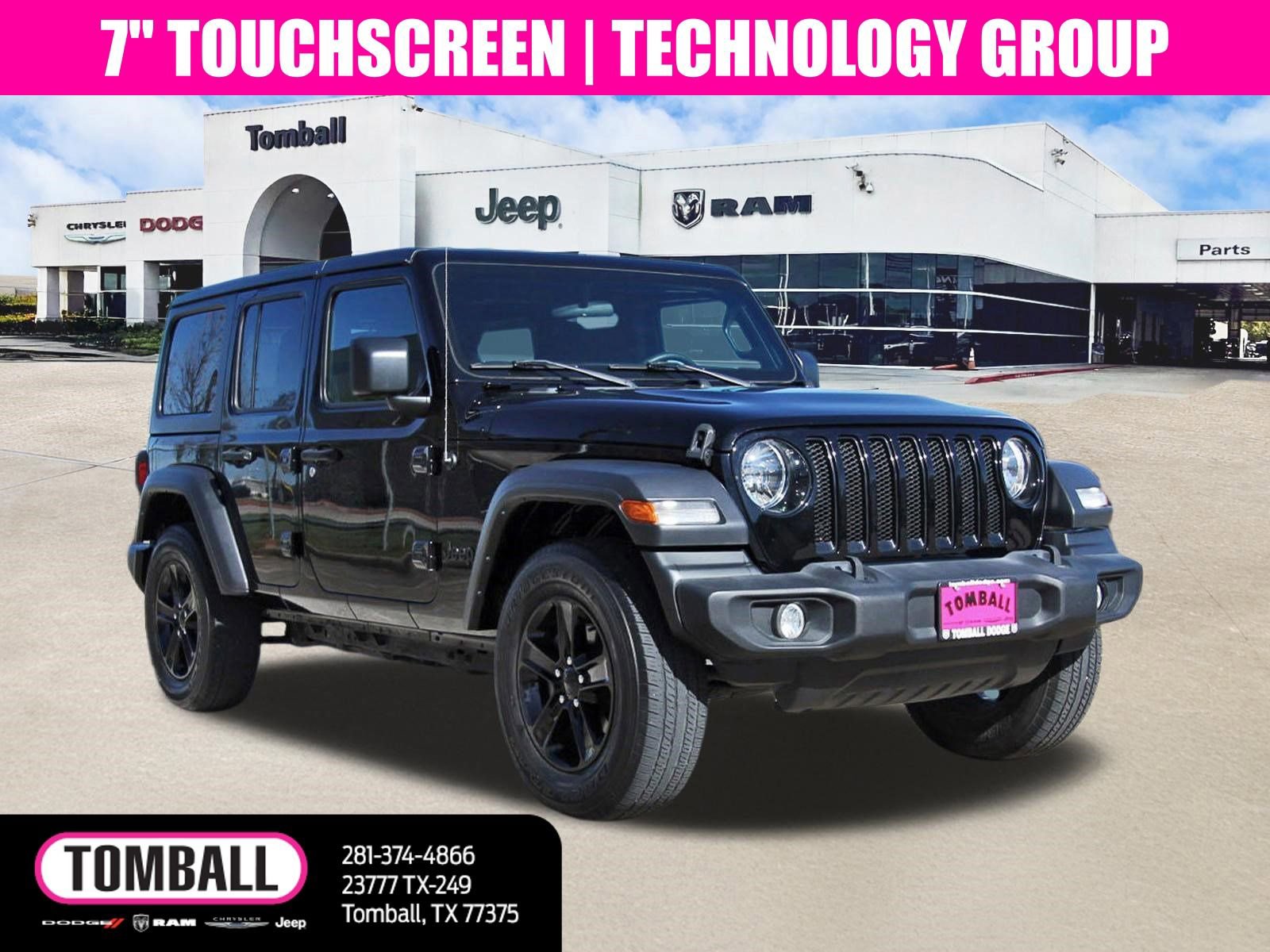 Used 2023 Jeep Wrangler Unlimited Sport AWD/4WD image 1