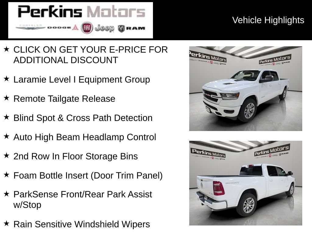 Used 2022 RAM 1500 Laramie w/ Sport Appearance Package AWD/4WD image 7