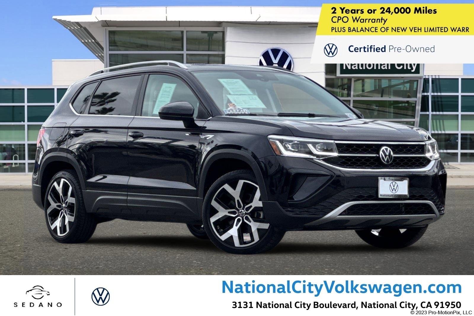 Certified 2022 Volkswagen Taos SEL w/ Panoramic Sunroof Package