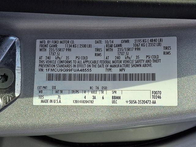 Used 2015 Ford Escape SE AWD/4WD image 25