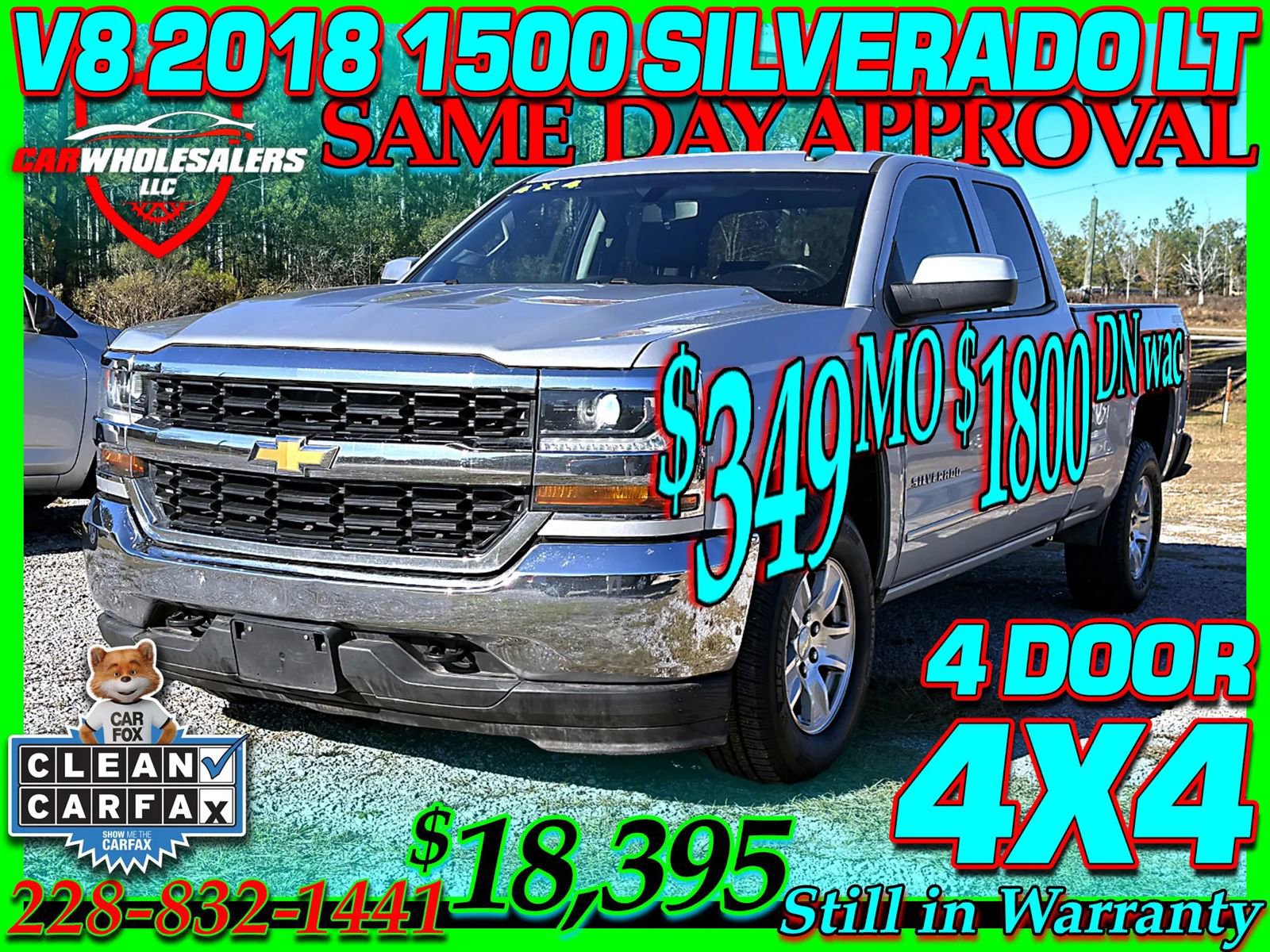 Used 2018 Chevrolet Silverado 1500 LT