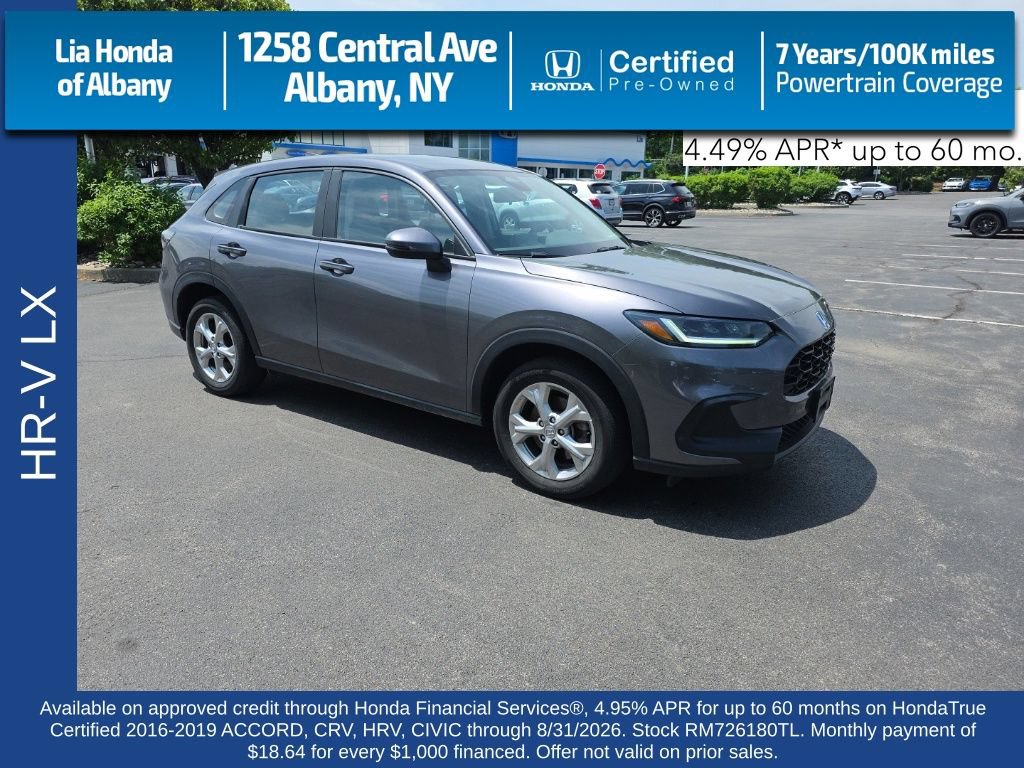 Certified 2024 Honda HR-V LX image 1