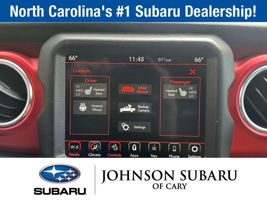 Used 2022 Jeep Gladiator Rubicon w/ Cold Weather Group AWD/4WD image 11