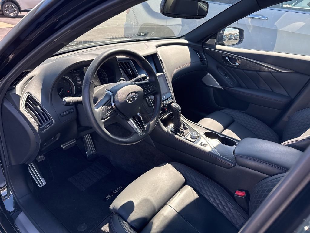 Used 2023 INFINITI Q50 Red Sport 400 w/ Black Opal Edition image 8