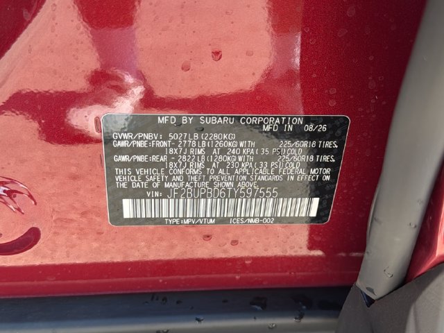 New 2026 Subaru Outback Premium AWD/4WD image 26