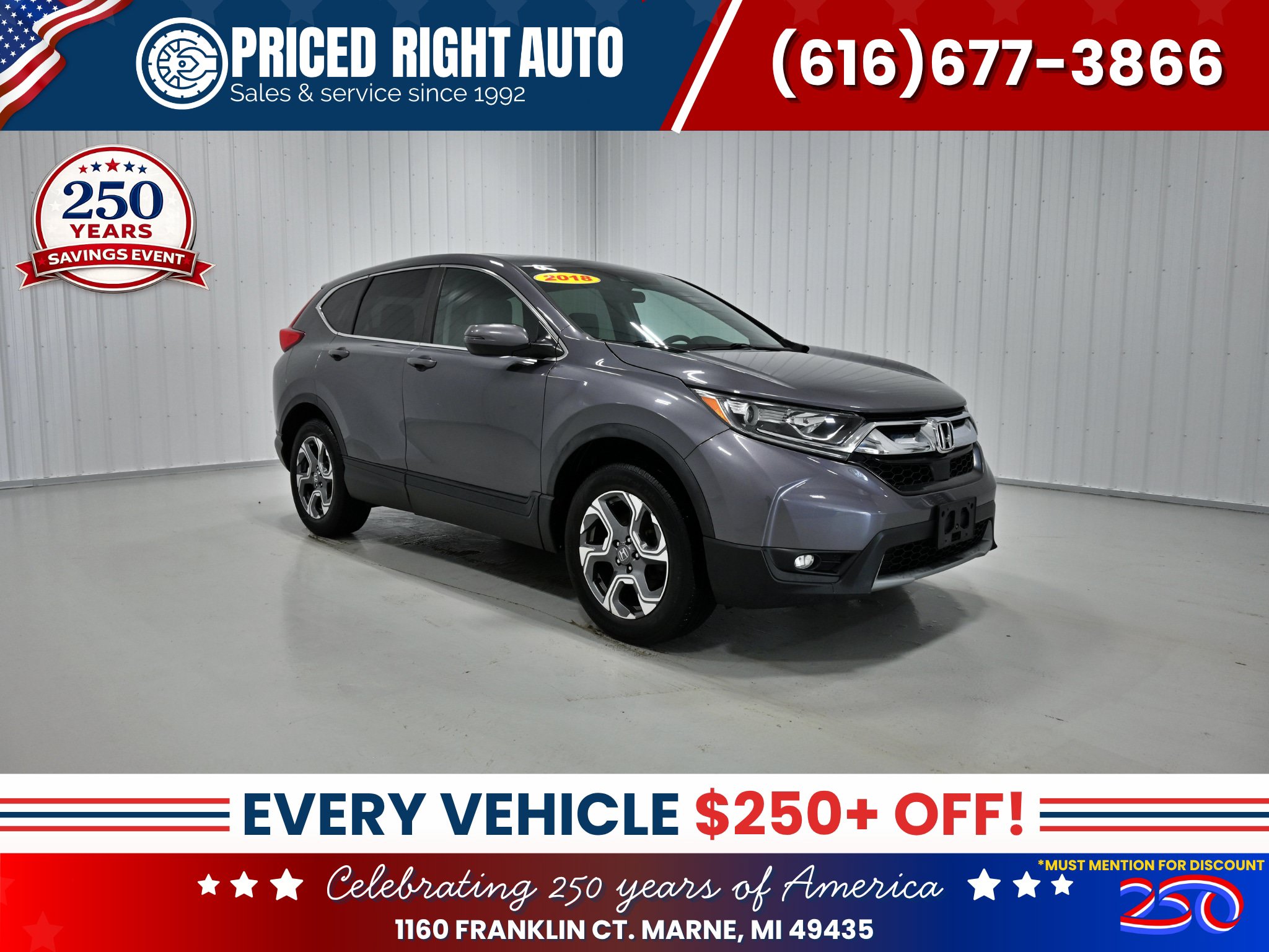 Used 2018 Honda CR-V EX