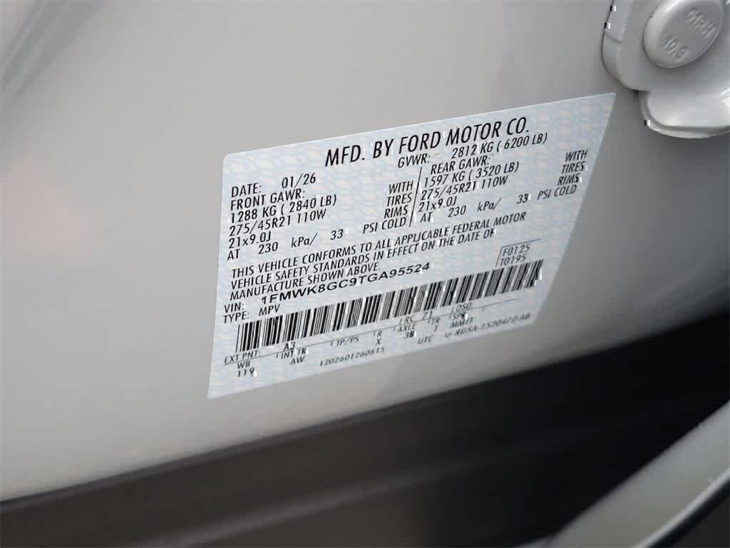 New 2026 Ford Explorer ST w/ Sun And Sound Package AWD/4WD image 16