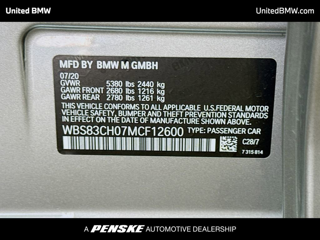 Used 2021 BMW M5 w/ Competition Package AWD/4WD image 14