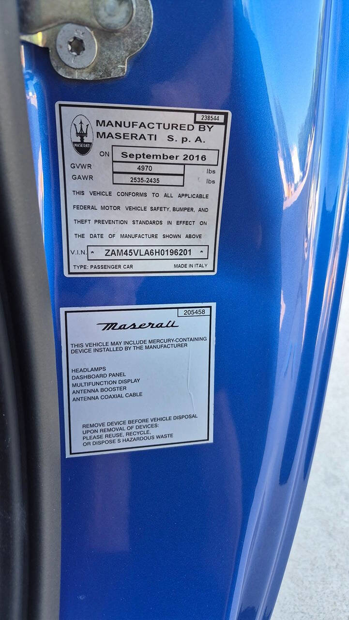 Used 2017 Maserati GranTurismo Sport RWD image 91