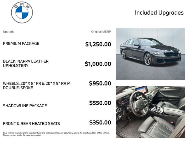Used 2021 BMW M550i xDrive w/ Premium Package AWD/4WD image 4