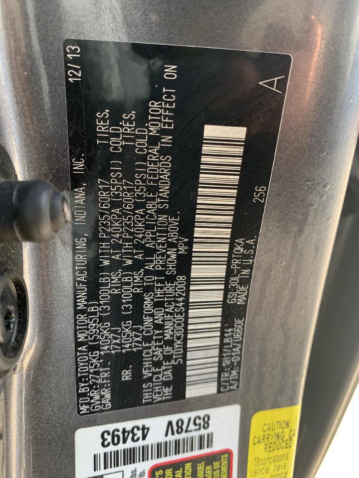 Used 2014 Toyota Sienna XLE image 13