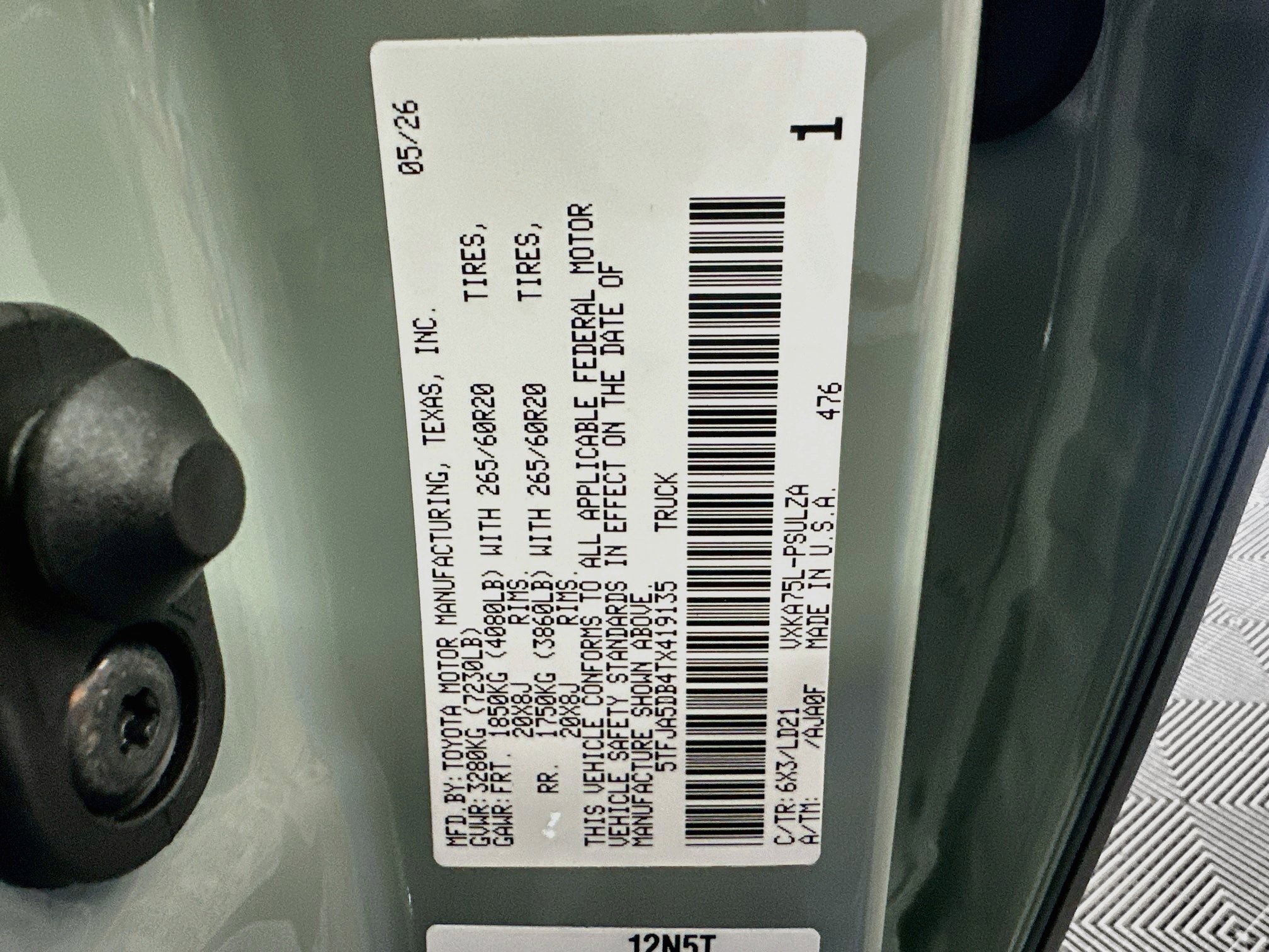 New 2026 Toyota Tundra Limited AWD/4WD image 12